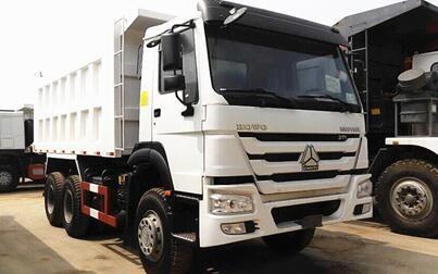 Buy cheap 30 Tons White 371hp 6×4 Dump Truck Euro 2 WD615.69 Diesel Fuel Type from wholesalers