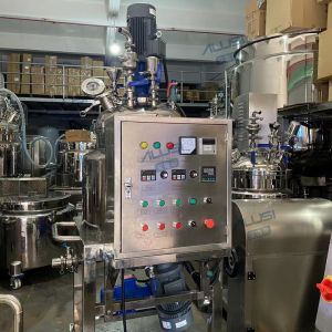 0-65rpm Defoaming Vacuum Emulsifier Mixer With High Speed Disperser