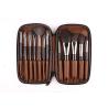 Buy cheap Large capacity zipper brush bag, brush set, makeup tool, makeup brush, 12 brush drum bags from wholesalers