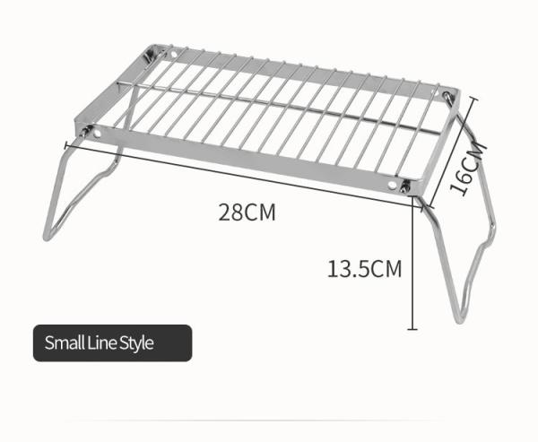 Stainless Steel Campfire BBQ Barbecue Stove Grill For Ug Drawing Format Custom