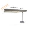 Buy cheap Cantilever Parasol with Vent Aluminum Waterproof Outdoor Garden Parasol from wholesalers