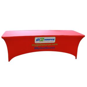 Wholesale Advertising Trade Show Tablecloths Fit Stretch Style 141 * 565 Cm Printing Size from china suppliers