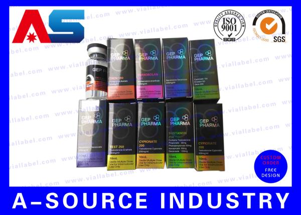 Buy cheap Injectable Peptide Customized color&logo printed coated paper box 10ml vial boxes bodybuilding packaging box from wholesalers