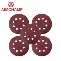 Buy cheap 5 Inch 125mm Red Aluminum Oxide Abrasive Sanding Disc Red Aluminum Oxide product