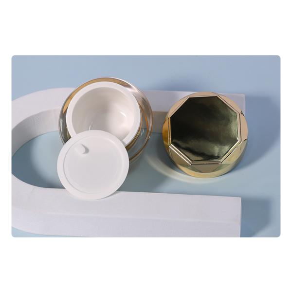 Acrylic Plastic Bottle 40ml / 100ml Lotion Bottles Empty For Luxury Skincare Cosmetic Packaging