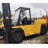 Buy cheap used diesel 2012 model 15ton komatsu forklift truck FD150E-7 low work hrs widely used in ports and factory from wholesalers