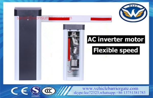 Buy cheap 62dB Noise Automatic Boom Barrier Adjustable Arm Left / Right Inverter Motor from wholesalers