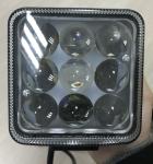 4D Reflector 27w Led Car Logo 1800 Lumens 12 Volt Led Work Lights For Trucks