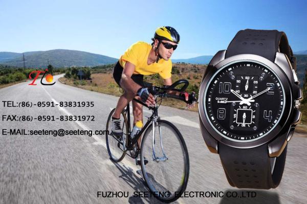 Buy cheap Mature color available silicone band customized dial wrist watches for young people from wholesalers