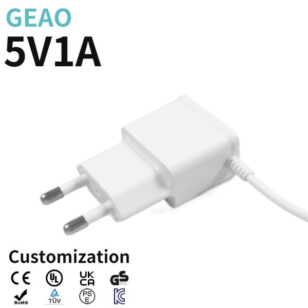 Buy cheap 5V 1A Wall Mount Power Adapters With -20℃-85℃ Storage Temperature from wholesalers