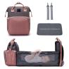 Buy cheap Striped Travel Waterproof Nylon Cloth Diaper Bag Backpack 1150g from wholesalers