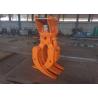Buy cheap Clamshell Design Excavator Rotating Grapple Orange Peel For Timber Wood Grabbing from wholesalers