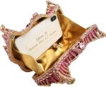 BOUTIQUE DE FGG WOMEN SWAN CLUTCH CRYSTAL EVENING BAGS WEDDING PARTY DINNER