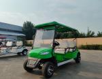 Green 4 Seater Golf Cart wheelbase 2420mm charging time 6-8 hours Ground