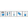 Buy cheap 220V 1kw Wrap Around Label Applicator , Sticker Labeling Machine For Round Bottle from wholesalers