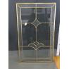 Buy cheap cabinet door decorative glass of brass caming 2017new designs from wholesalers