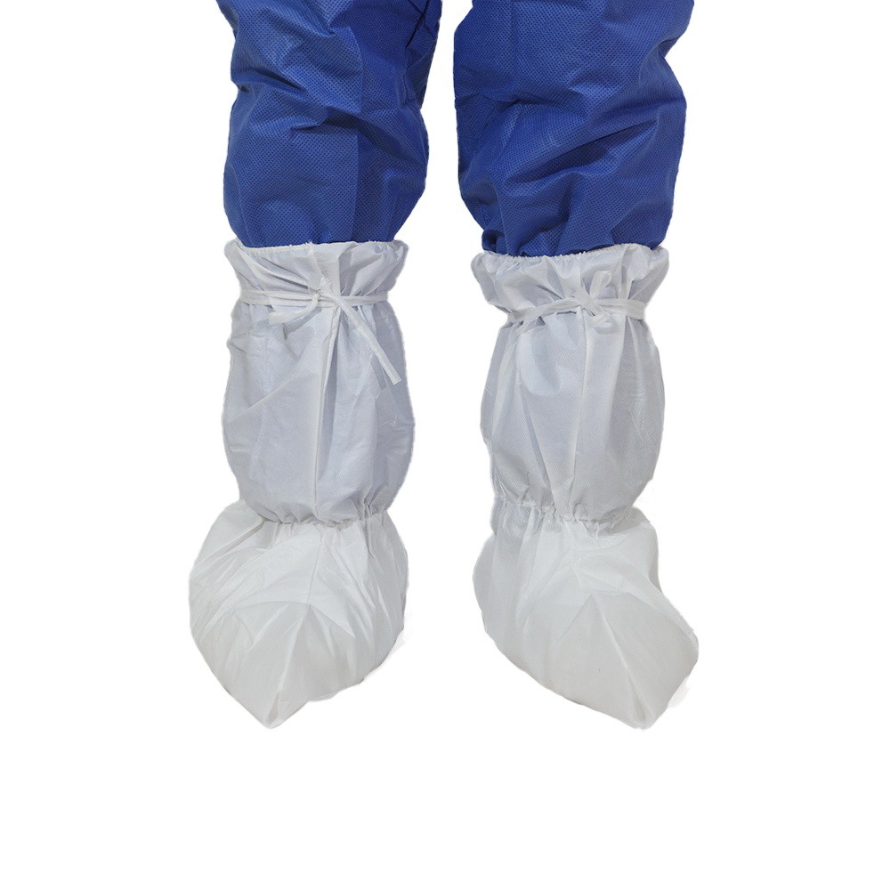Chemical Resistance Disposable Boot Cover Anti Slip Film 20-75gsm