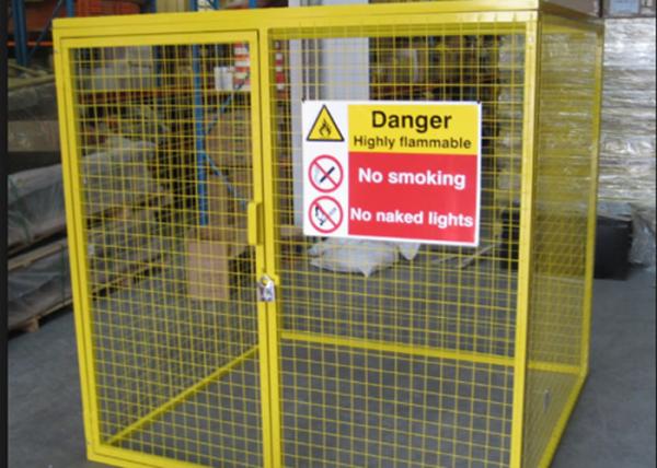 Buy cheap Galvanized Steel Tube Gas Cylinder Cages High Security 900*1000*500mm from wholesalers