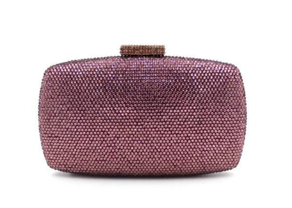 Buy cheap American Style High - Grade Rhinestone Evening Bags Satin Fabric Material from wholesalers