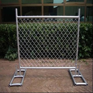 AS4687-2007 standard 2100mm x 2400mm 42 microns zinc layer temporary fencing panels