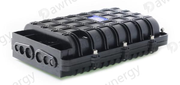Buy cheap Inline Fiber Optic Splicing Enclosure PC 6 Cable Ports from wholesalers