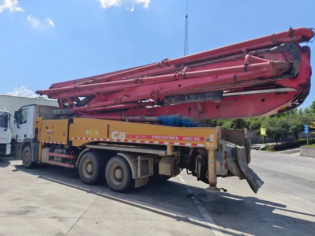 2019 SA Ny Used Concrete Pump Truck 52m Concrete Boom Pump Machine Equipment Heavy Equipment Concrete Mixer Machine