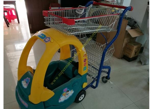 Buy cheap Child Size Children Shopping Carts Mall Toy Cart Kids Shopping Trolley from wholesalers