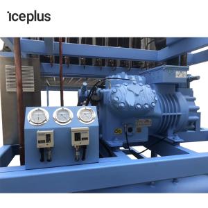 China Containerized Commercial Block Ice Maker Big Capacity  Ice Block Making Plant on sale