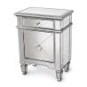 Buy cheap MDF Mirrored Hotel Bedside Table from wholesalers