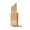 Buy cheap Hotsale 4 Antennas 2w Golden Yellow Portable Signal Jammer Blocker Shield GSM 3G Wifi GPS With Leather Case/Car Charger from wholesalers