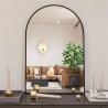 Buy cheap Customized Logo Decorative Wall Mirror with Arched Aluminum Frame and Customer Logo from wholesalers