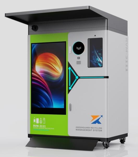 Buy cheap Semi-outdoor Return For Earn Reverse Vending Machine AI drivered RVM For PET, Cans, Glass, Tetra Pak from wholesalers