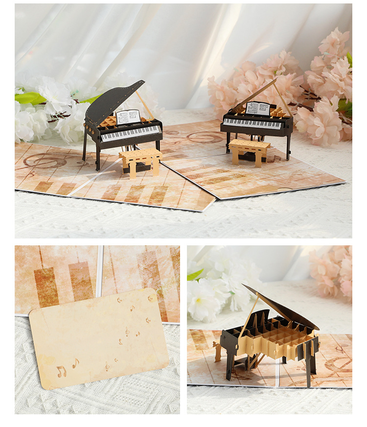 Custom Laser Cut 3d Greeting Cards Popup 150mm X 200mm