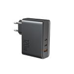 120W 15V3A USB C GaN Wall Charger Anti Fire Plastic