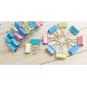 Buy cheap Multicolored Binder Clips,19mm Wide/22mm length handle/40 per Box from wholesalers