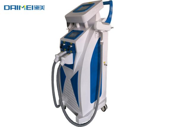 Quality 3 In 1 Epilator Yag Laser Tattoo Removal Machine 532nm / 1032nm / 1064nm Wavelength for sale