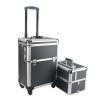 Buy cheap Aluminum Rolling Makeup Cases, Aluminum Trolley Makup Cases With Tray from wholesalers