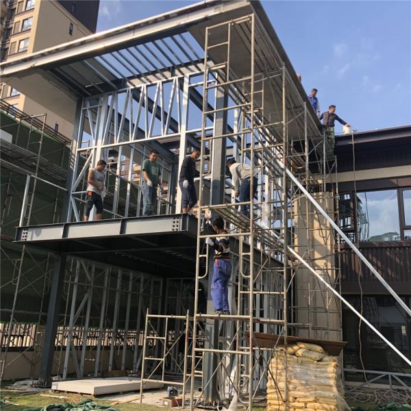 Buy cheap Modern 200m2 6 Rooms 2mm OSB Board Light Steel Prefab House from wholesalers