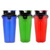 Buy cheap 2 in 1 350ml Pet Dog Water Food Bottle Collapsible Bowls with Carabiner from wholesalers
