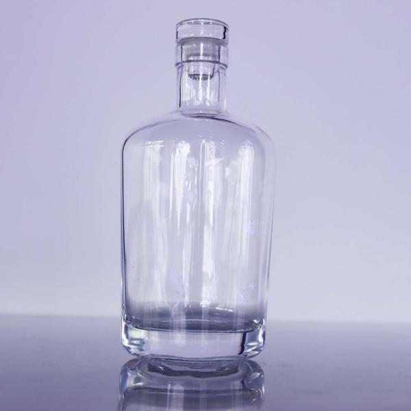 Buy cheap 22mm Premium Whiskey Clear Vodka Bottle Full Coated Personalised from wholesalers