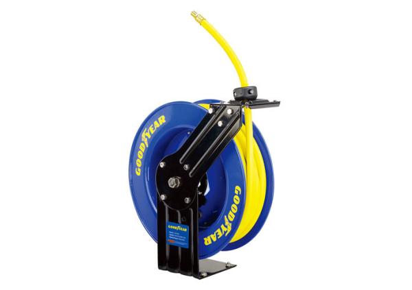 Buy cheap Goodyear Low Pressure 300 PSI Steel Spring Driven Air/ Water Hose Reel from wholesalers