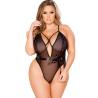 Buy cheap Lingerie Plus Size Women Deep V Backless Bodysuit Erotic One Piece Set Women'S Plus Size Sexy Lingeries from wholesalers