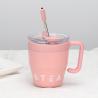 Buy cheap Insulated Travel Mug 1Pcs 480ml Stainless Steel Coffee Cup With Straw Lid Thermos Mug For Hot Cold Drinks Water Tea Milk Office Outdoor Portable from wholesalers