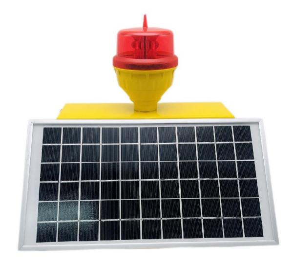 Buy cheap Solar Powered Low Intensity Single Aviation Obstruction Light ICAO Type B Obstruction Light from wholesalers