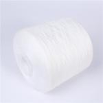 100 Polyester Spun Yarn 20s 30s , Dyed Polyester Twisted Yarn Low Water