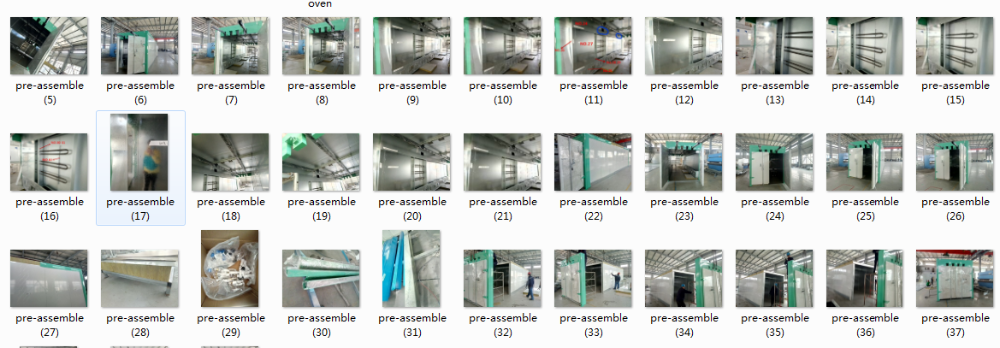 ABD Automated Powder Coating Line Surface Treatment 10-50KW