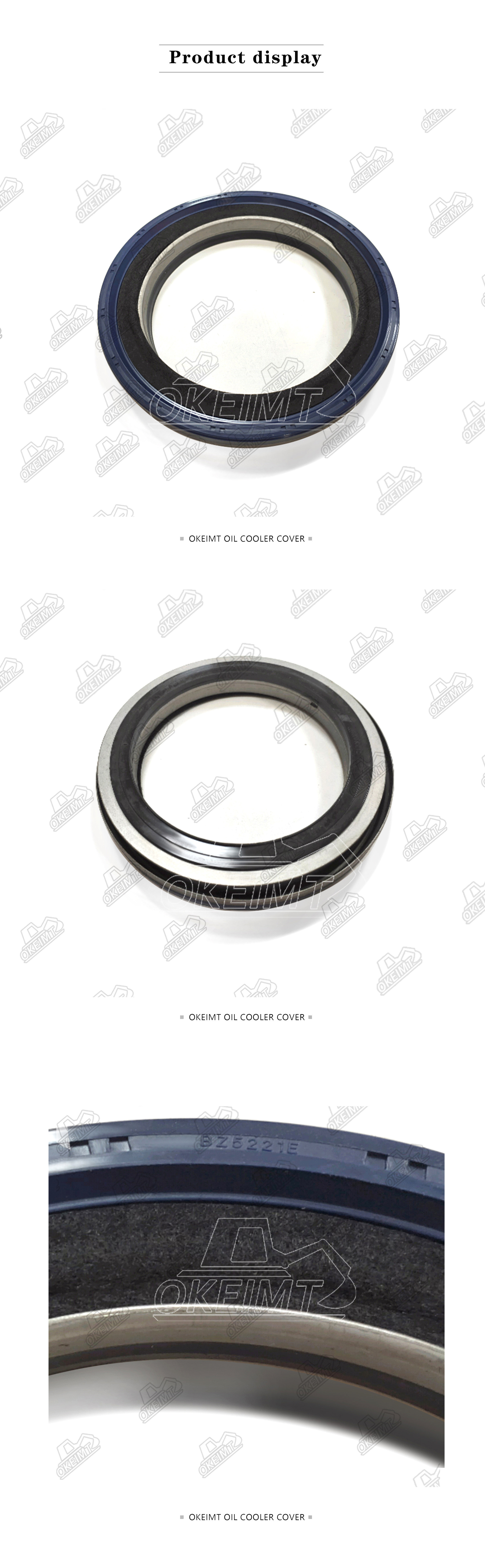 Rubber Iron Crankshaft Oil Seal For P11C HINO 700 Truck Spare Parts BZ5221E