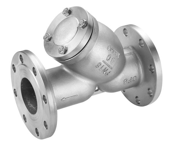 Buy cheap Y Type 40A PN16 Water Meter Strainer Carbon Steel 125 Mesh NBR O - Ring from wholesalers