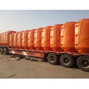 Buy cheap high buoyancy orange MDPE pipe floater dredger floater for dredge project from wholesalers