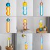 Buy cheap Designer Colored Pendant Lamps LED Stained Glass Pendant Light Bar Shop Restaurant Light(WH-AP-603) from wholesalers